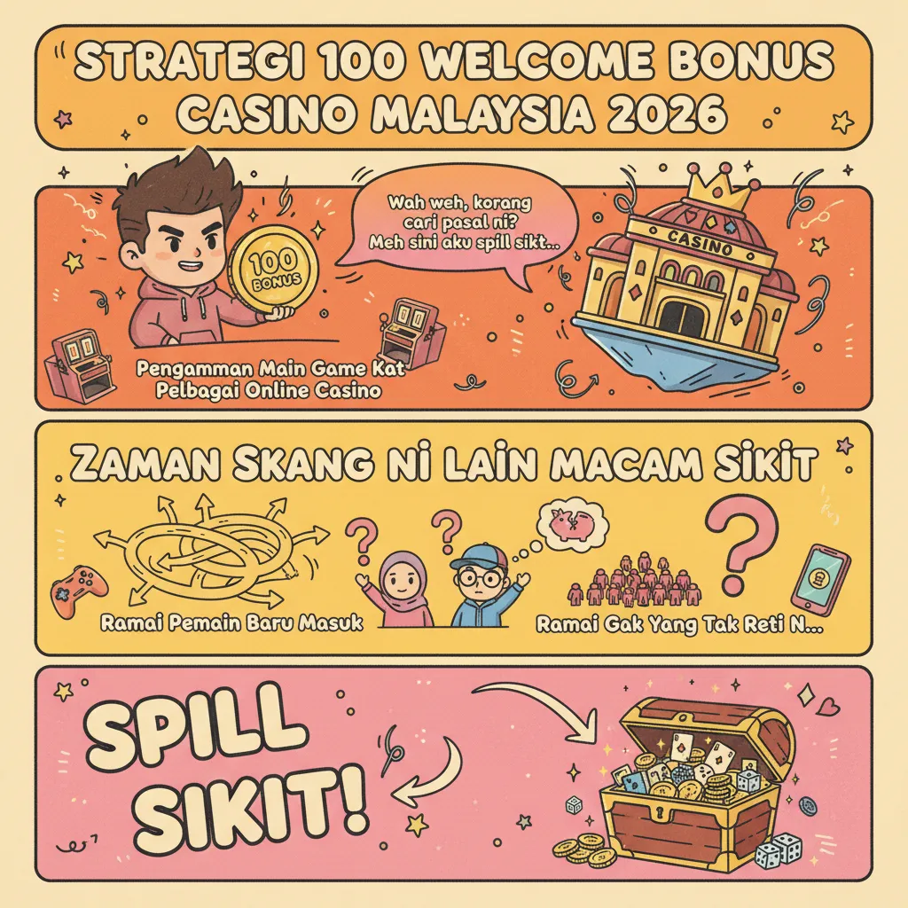 Strategi 100 Welcome Bonus Casino Malaysia
