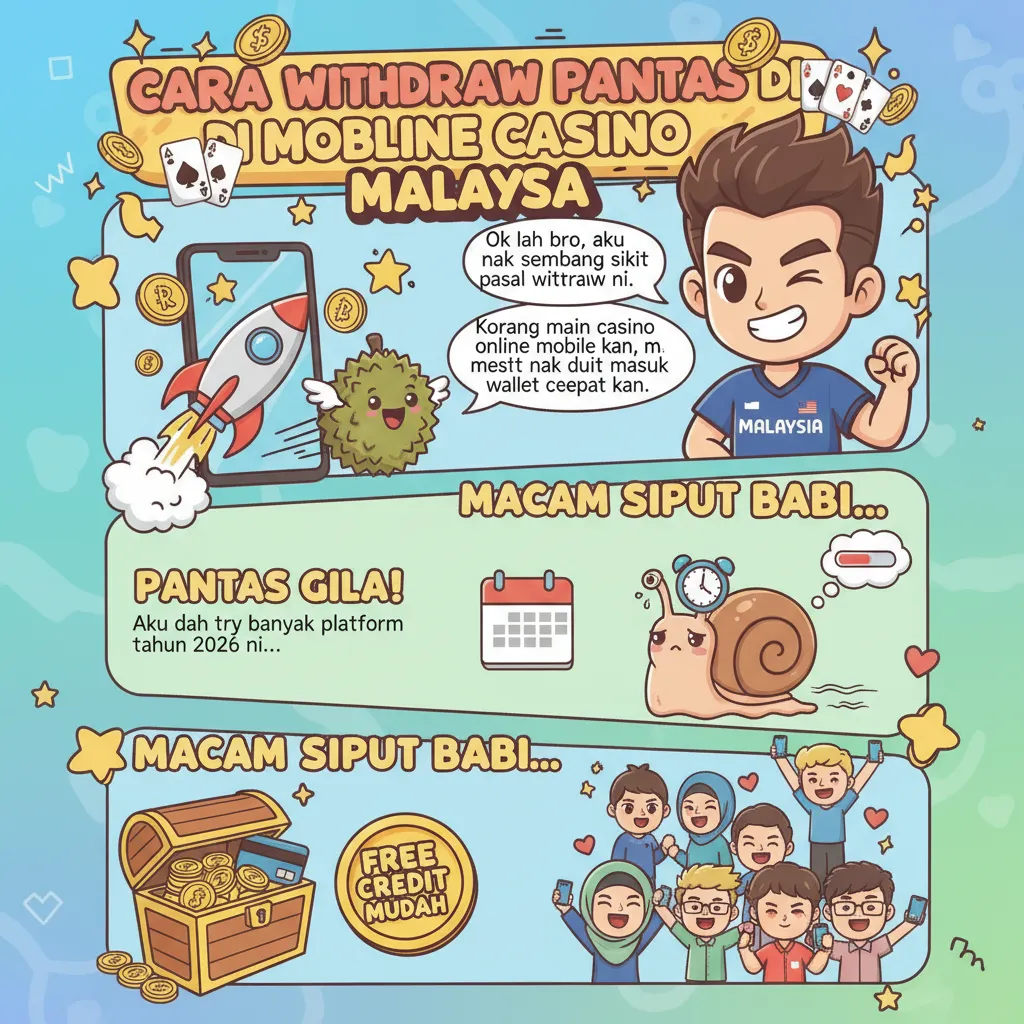 Cara Withdraw Pantas di Mobile Online Casino Malaysia