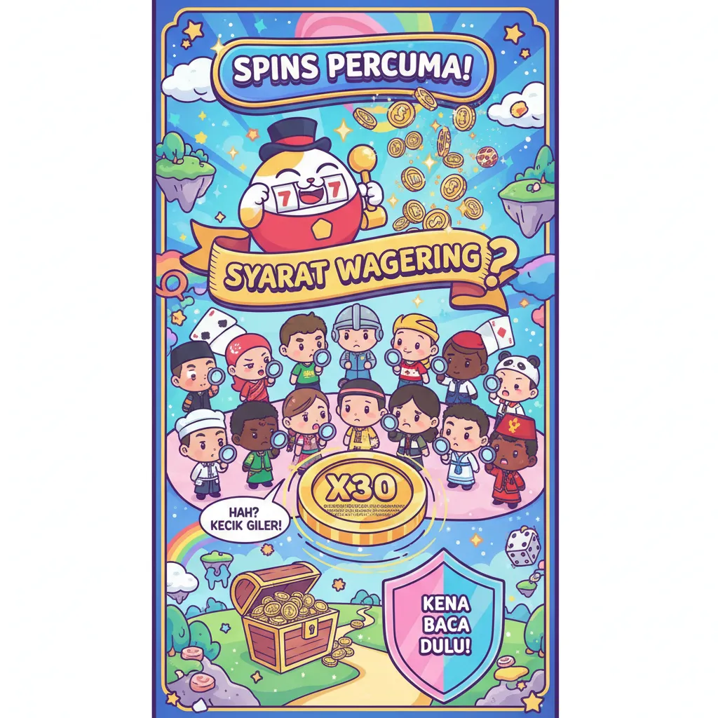 Syarat wagering dan spins percuma dalam gaming